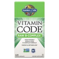 Garden of Life 生命花园, Vitamin Code, 原生複合維生素B, 120 素食胶囊.